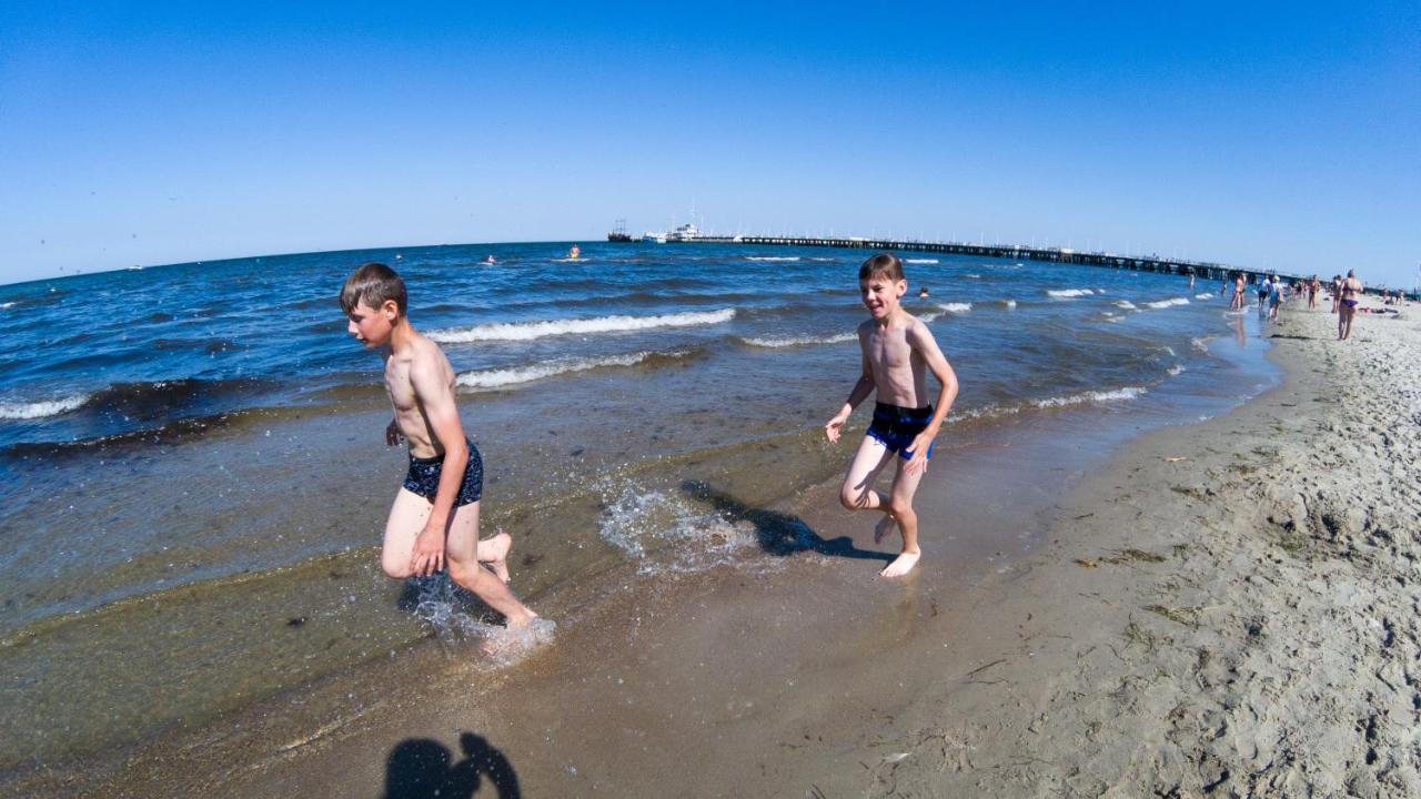 Beach Apartment I Plazowy Happy Hours Sopot Bagian luar foto