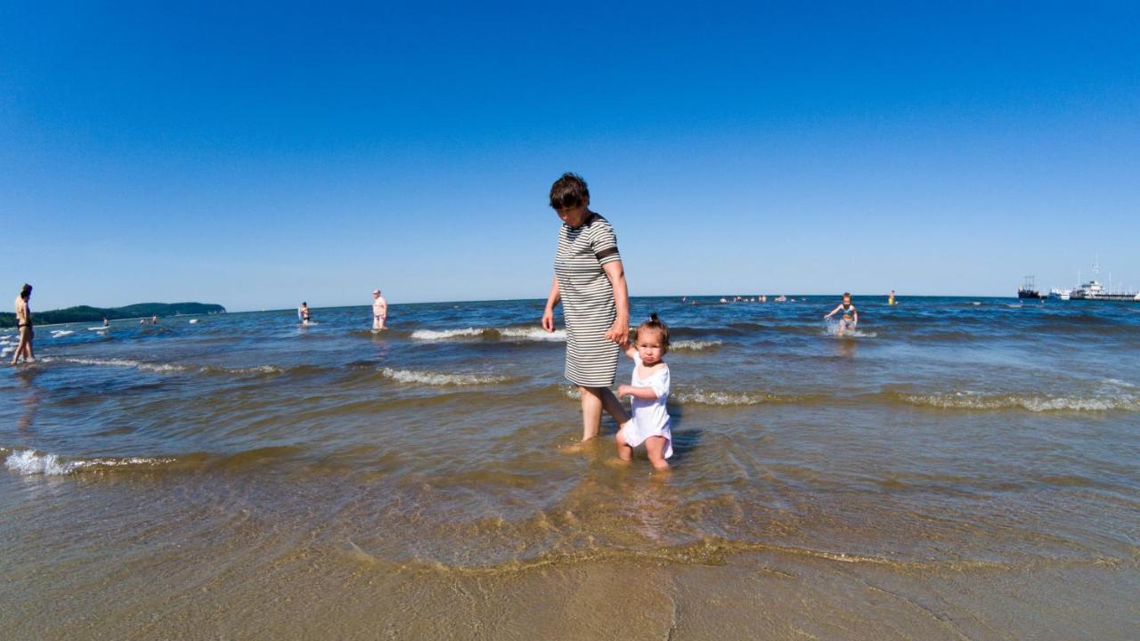 Beach Apartment I Plazowy Happy Hours Sopot Bagian luar foto